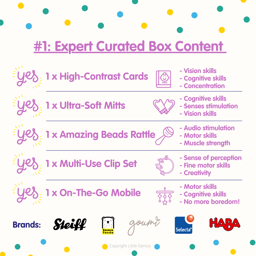 Genius Box 1: Better Together! (0-2 Months Old) - Little Genius