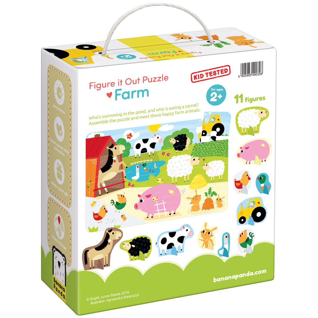 Banana Panda - Figure It Out Puzzle Farm - Little Genius