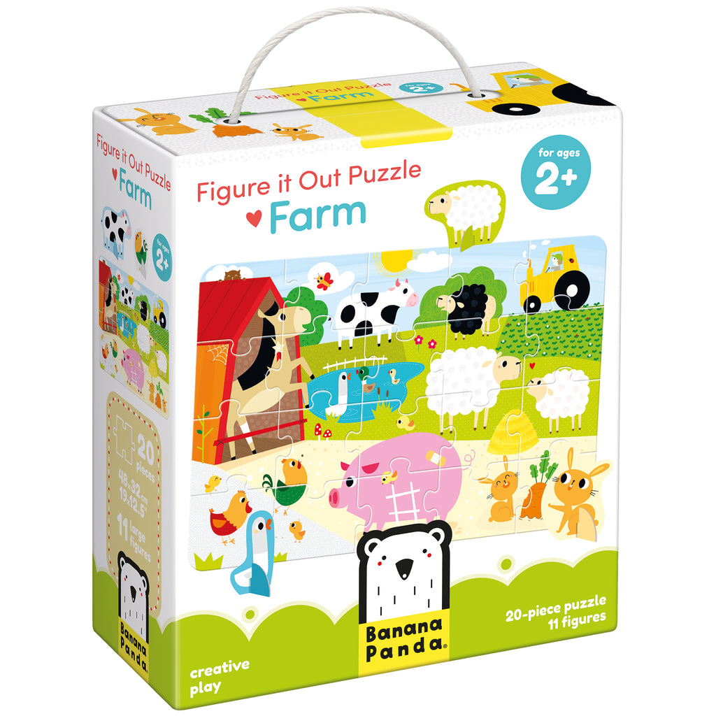 Banana Panda - Figure It Out Puzzle Farm - Little Genius