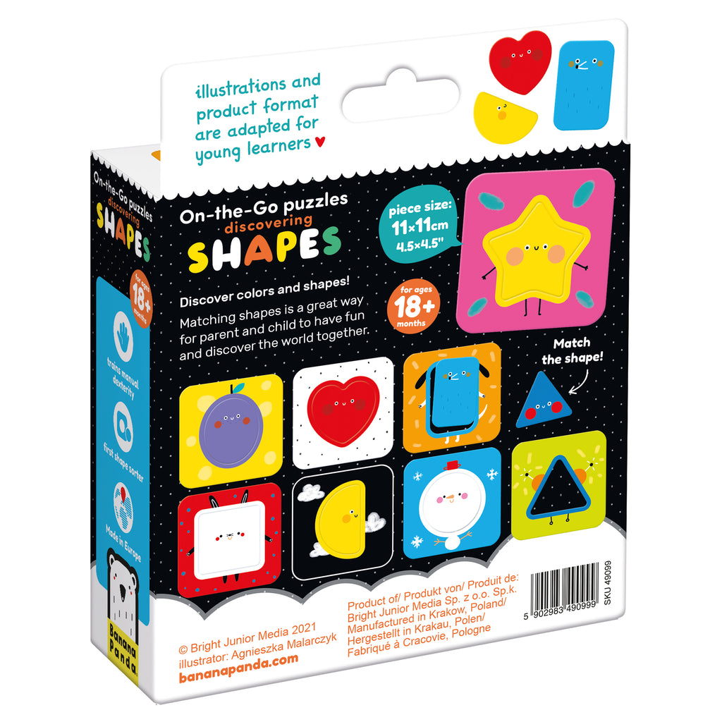 Banana Panda - On-the-Go Puzzle Discovering Shapes - Little Genius