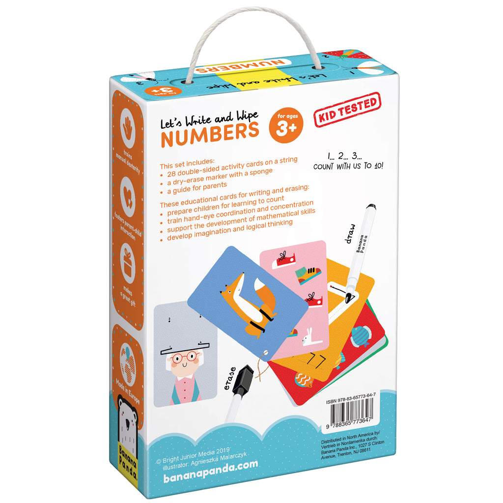Banana Panda - Let's Write and Wipe Numbers - Little Genius